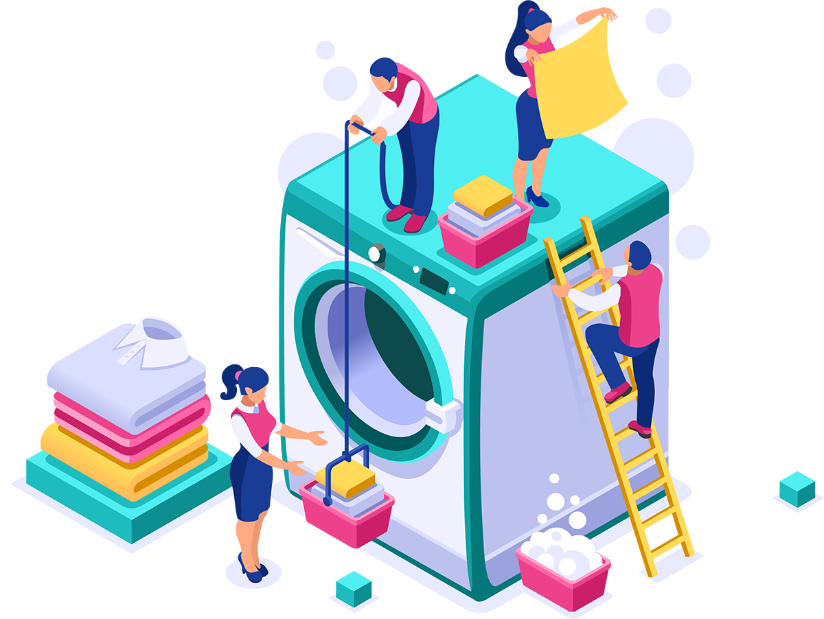 Caricatura de lavarropas